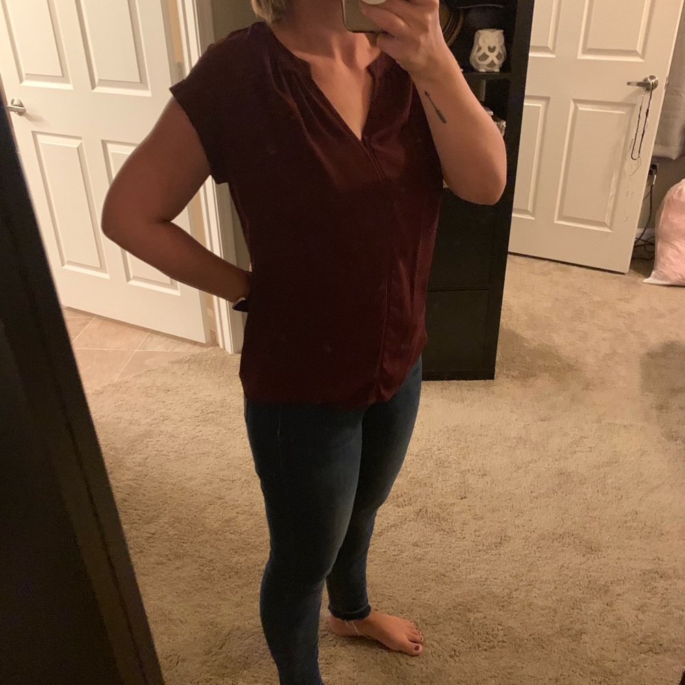 Cap sleeve shirt
